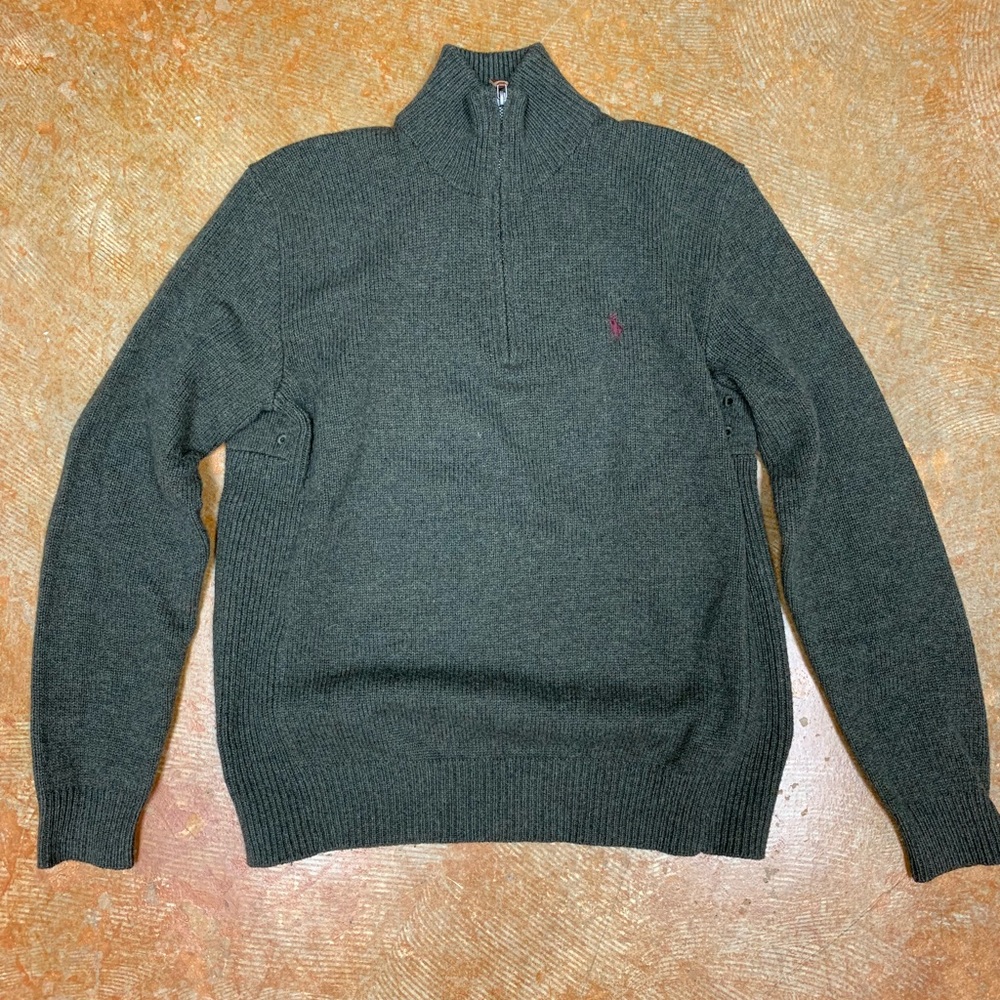 Polo Ralph Lauren 1/4 Zip Sweater Size Small